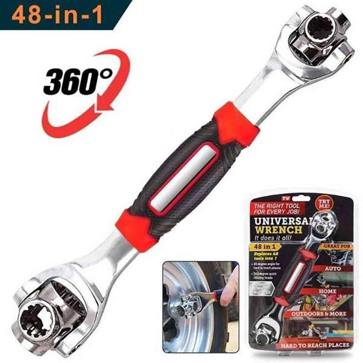 Bộ vặn vít Socket 48in1 mỏ lếch 8 đầu