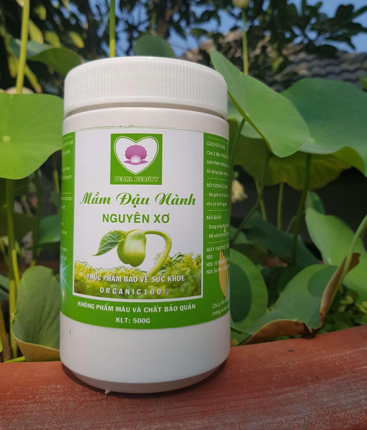 MẦM ĐẬU NÀNH NGUYÊN XƠ( HỘP 500 GRAM)