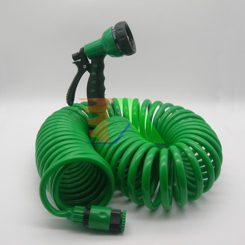 BTN-15A7 multi-function watering nozzle, 7-mode nozzle with 15m of pressure-resistant irrigation hose, 7-in-1 multi-function watering nozzle