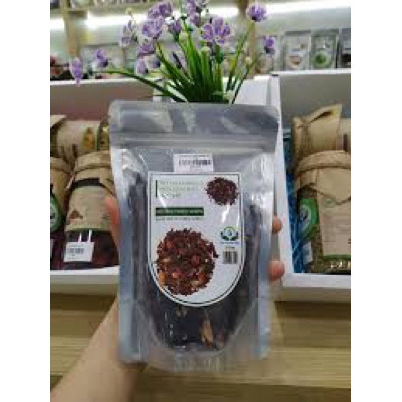 【nóng】 Trà hoa dâm bụt ( hibiscus atiso đỏ) khô 50gr