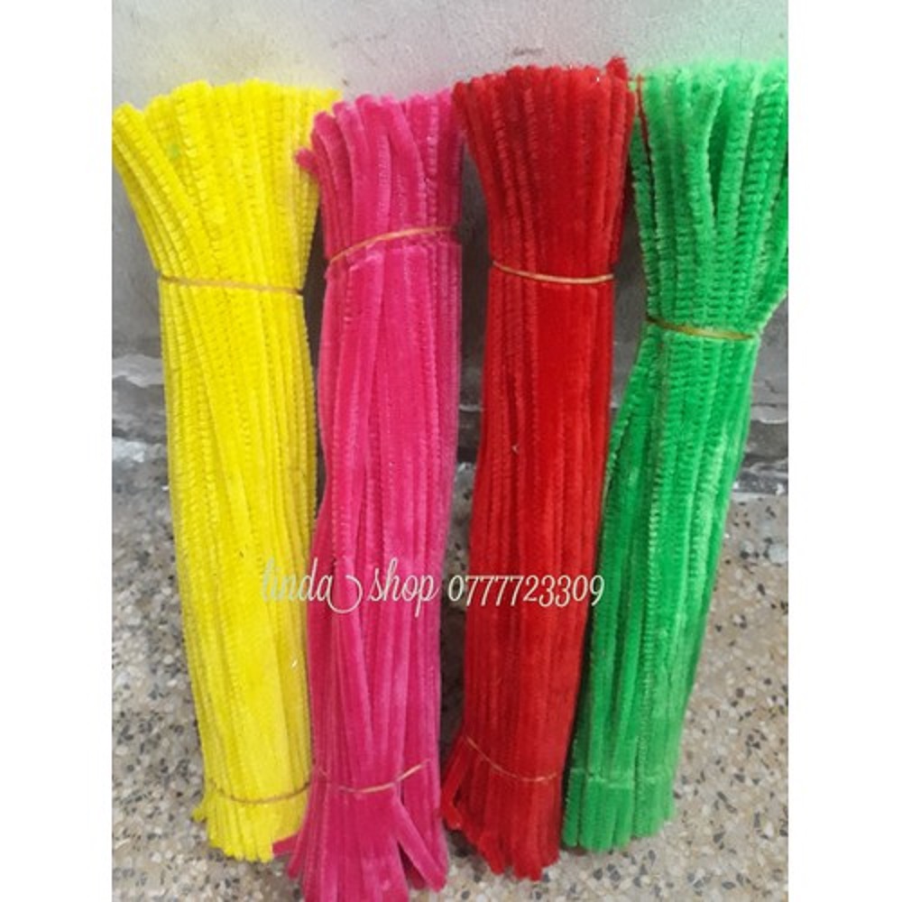 100 cọng kẽm nhung làm tóc Dài 30cm