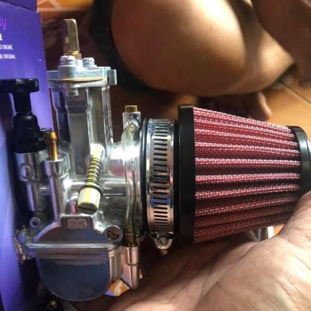Lọc gió pô e UMA RACING HÀNG CHÍNH HÃNG ( Air Filter TRỤ Ú 35 - 38 - 48 MM  ) LZD-01
