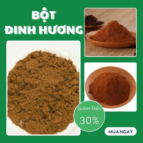 Bột đinh hương nguyên chất 100g - tấn phát - Chuyên dùng để làm gia vị cho các món ăn thơm ngon và bổ dưỡng