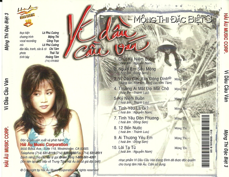 Bộ 5 đĩa cd nhạc mộng thi 1