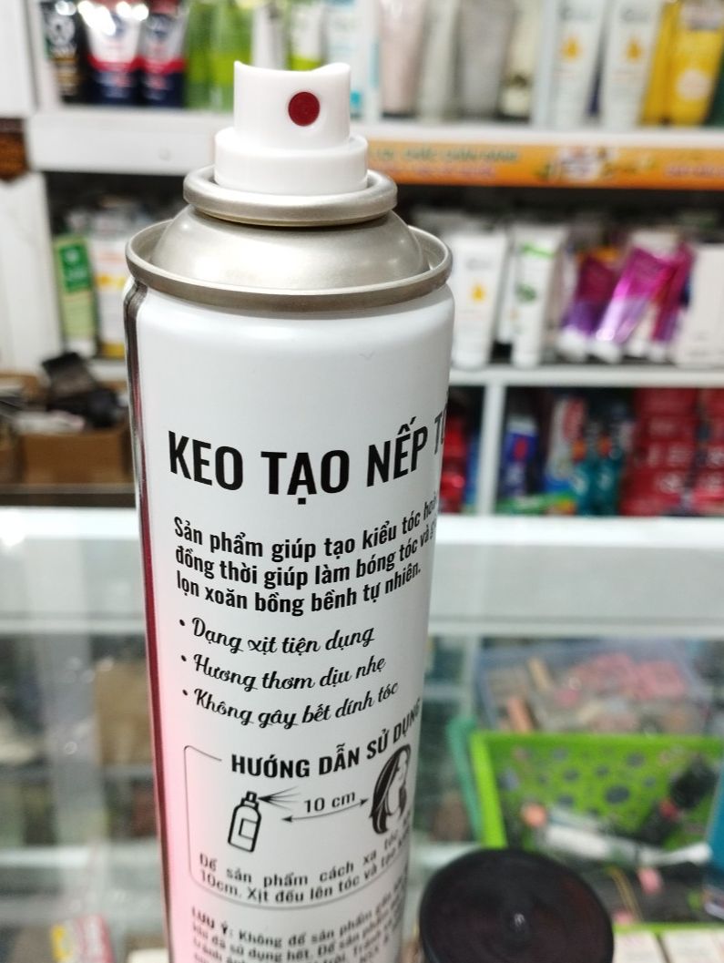 Keo tạo kiểu tóc cứng Lavox 420ml