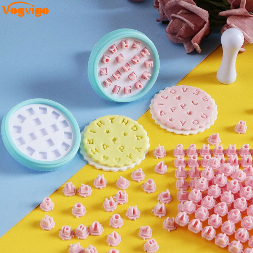 Number Letters Cookie Stamp Fondant Cutter Cookie DIY Tool Custom Letter Mold Cookies Cake Decorating Tools Pastry Baking Mould