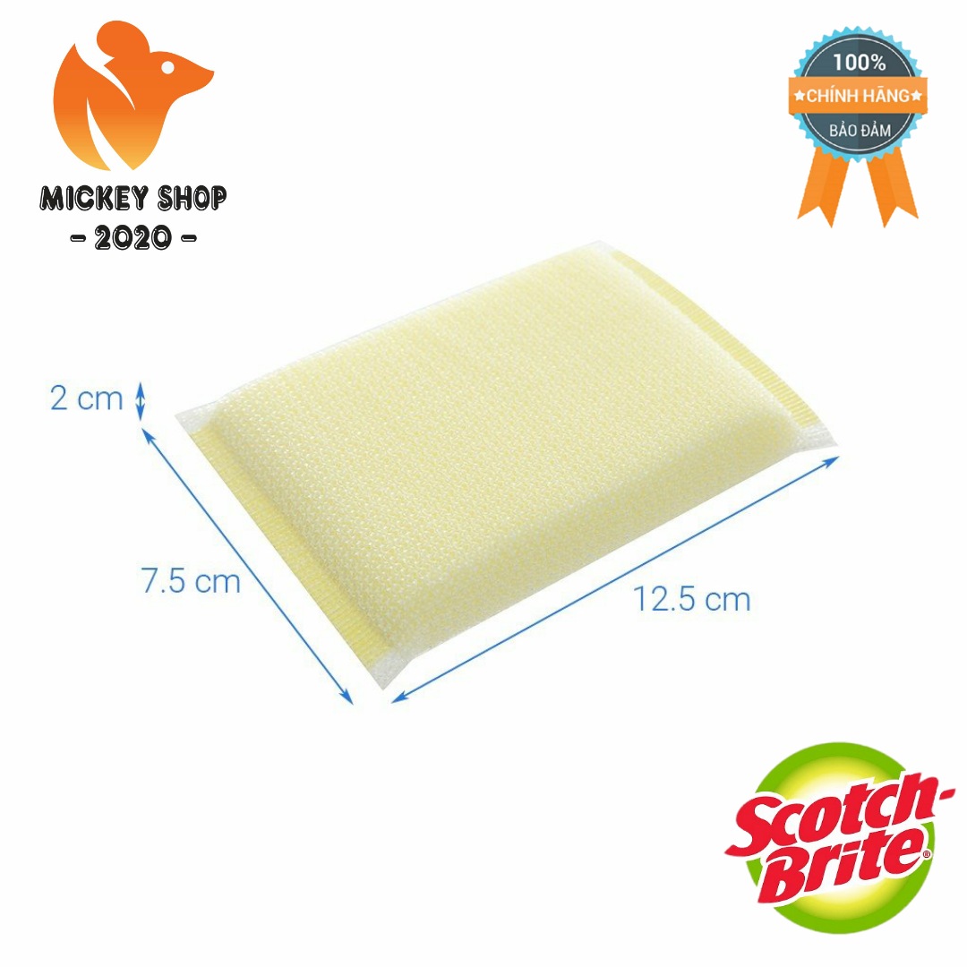 [ BỀN & TỐT ] Lưới cọ rửa đa năng tiện dụng Scotch Brite 3M (Gói 2 miếng)