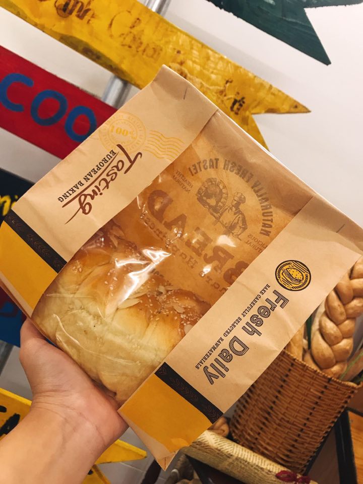 100 Túi bánh mì hoa cúc ông đầu bếp ( Size 12x9x30,21x9x33)