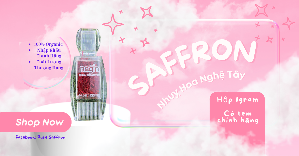 Nhuỵ Hoa Nghệ Tây Saffron Iran Loại 1 Super Negin
