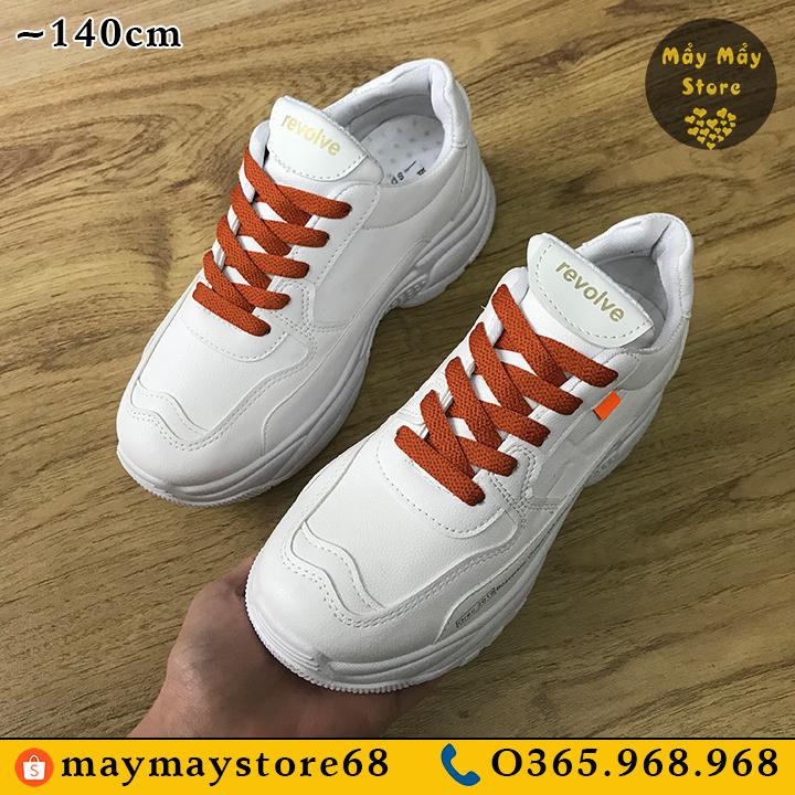 Dây Giày Dẹt Màu Nâu Đất ~1m4