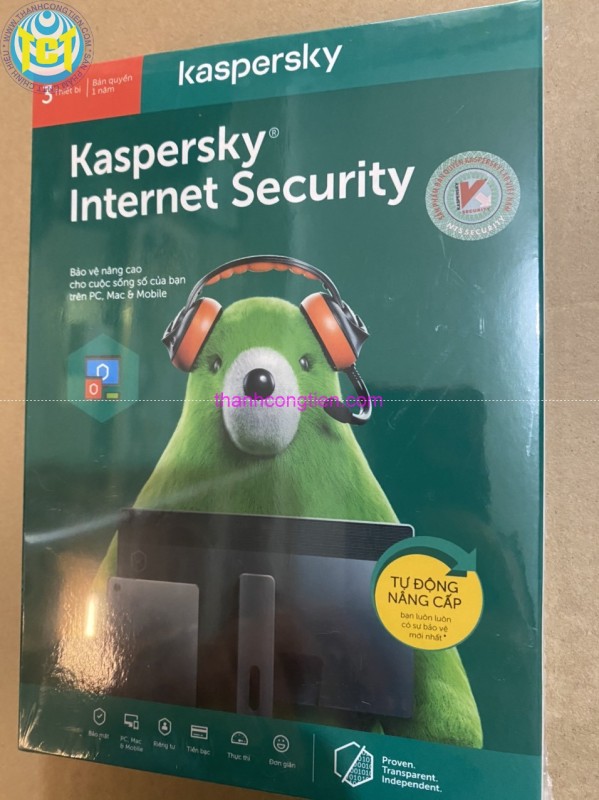 Bảng giá Kaspersky Internet Security 3 máy tính - 1 năm Chính hãng Phong Vũ