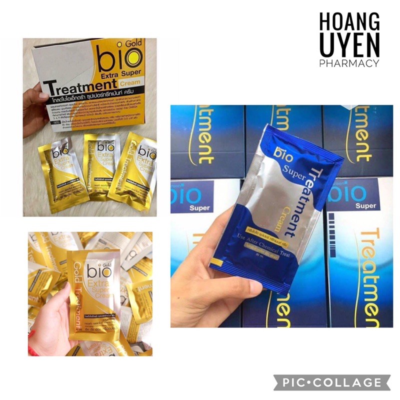Kem ủ tóc Bio Super Treatment Thái Lan gói 30ml - Vàng