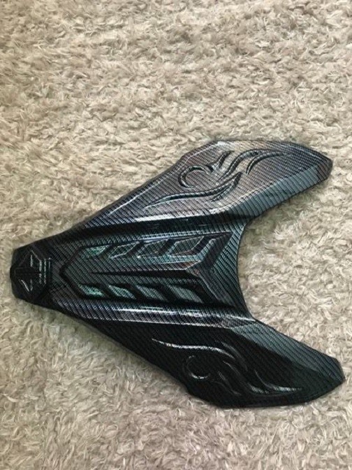 ốp mặt nạ đen carbon cho xe air blade 2016 2017 2018 2019