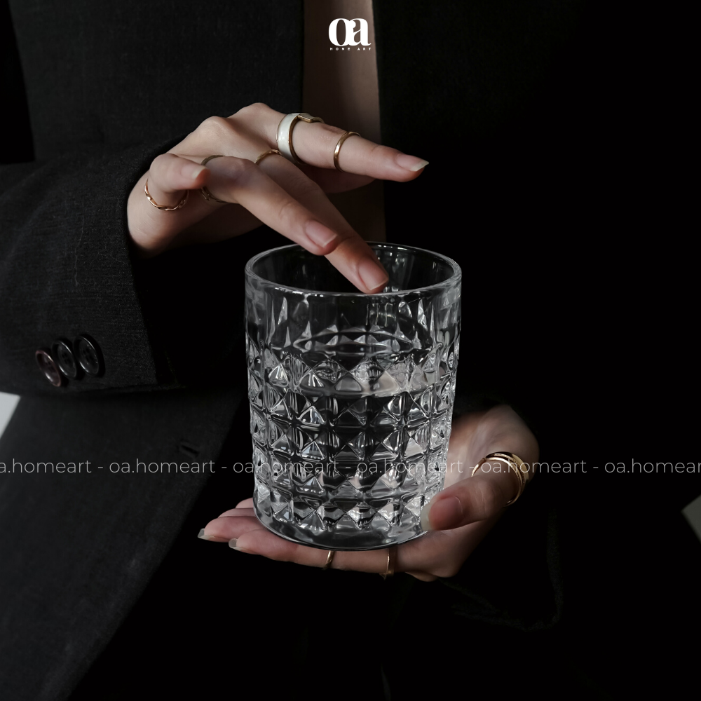 Ly Rượu Pha Lê Séc Cao Cấp Diamond Crystal