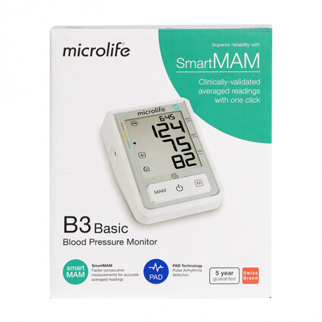 Máy Đo Huyêt Áp Bắp Tay Microlife B3 Basic