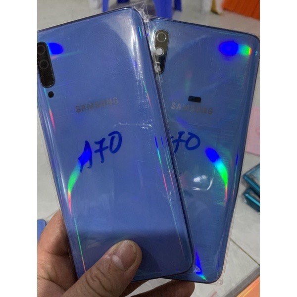 Full Bộ xương vỏ sam sung A70 - gồm lưng, xương, sườn, kính camera và phím nhựa, khay sim