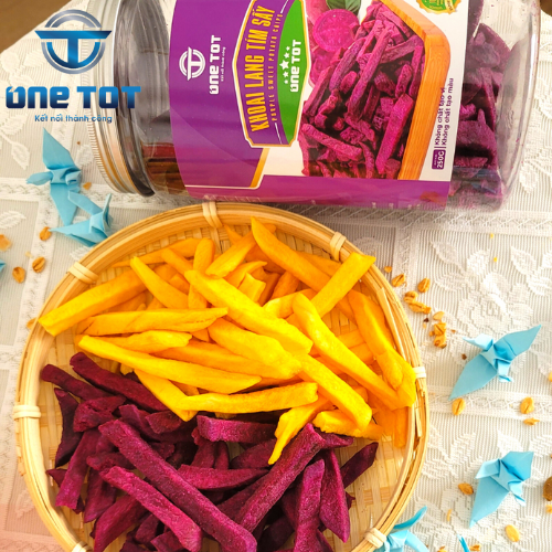 Khoai lang tím sấy giòn One Tot 250g