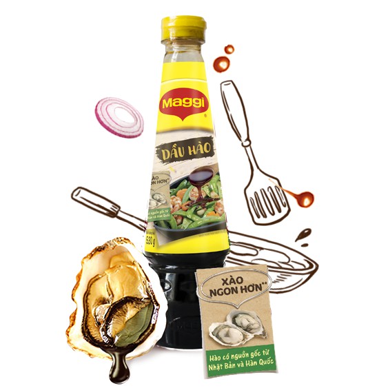 Dầu hào Maggi chai 350g