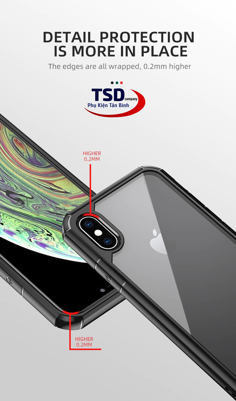 Ốp Lưng iPhone X, XS, XR, XS MAX Chống Sốc Chống Va Đập Hãng iPaky