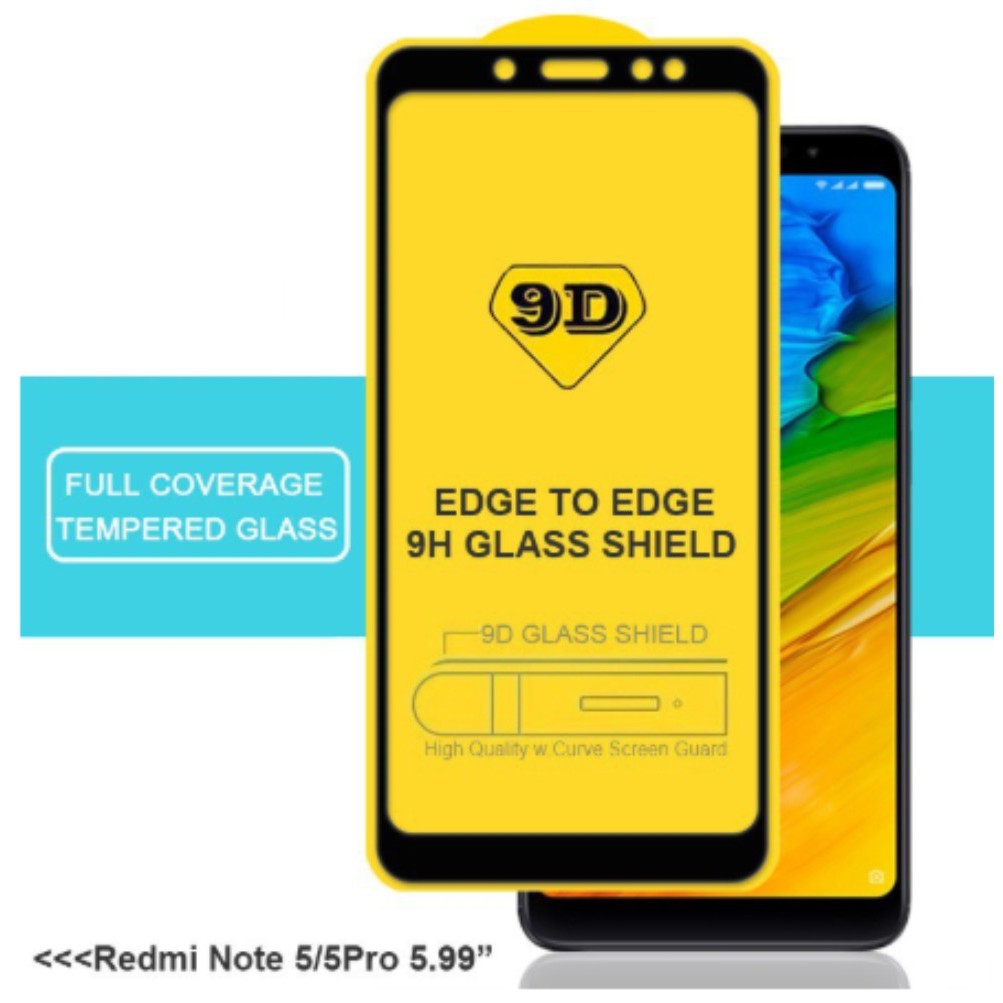 Xiaomi Redmi Note 5 Pro - Kính Cường Lực 9D Full Màn Hình