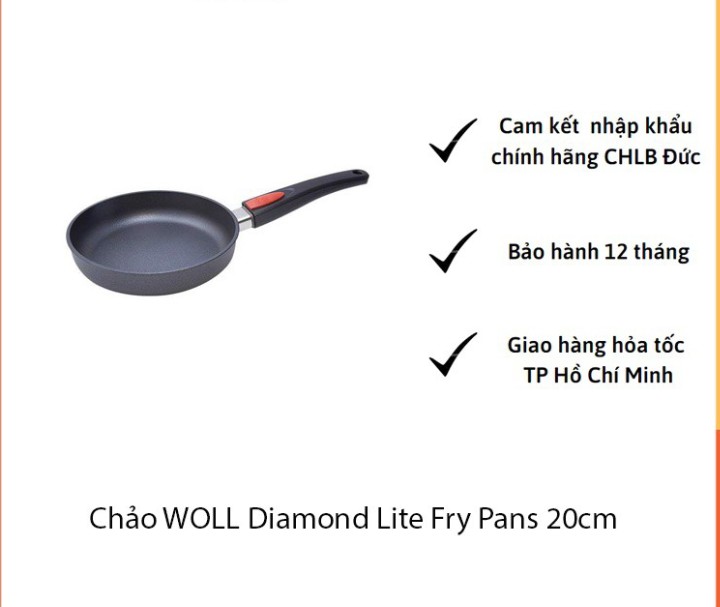 Chảo woll diamond lite fry pans 20cm