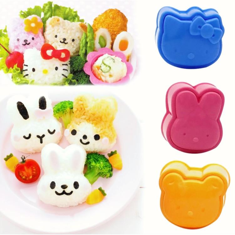 Bộ 3 khuôn cơm Bento (dụng cụ tạo hình) hap1623