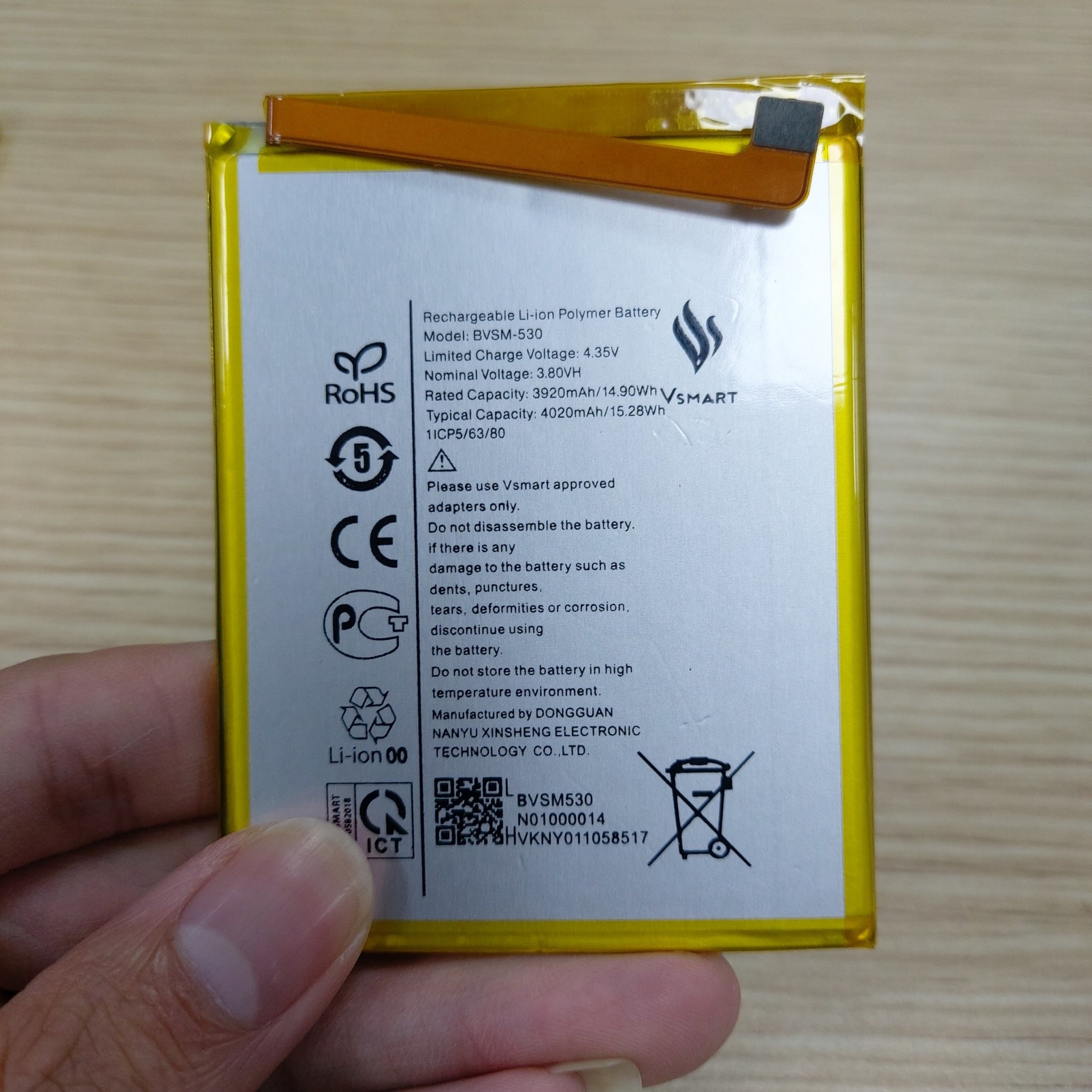 Pin vsmart active 3 / bvsm-530