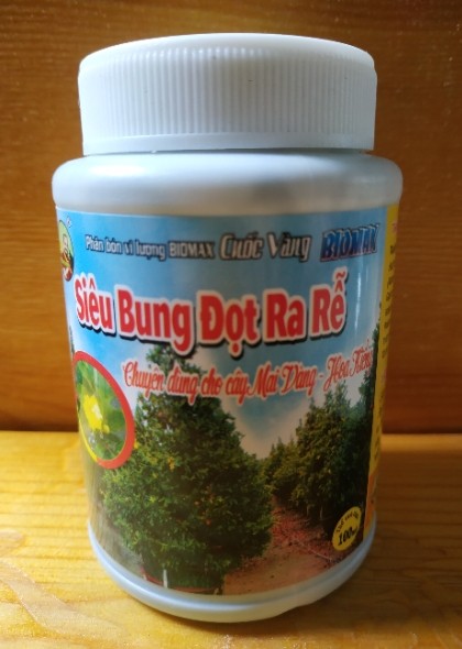 Combo chăm sóc mai vàng sau khi ra hoa ( 1 kg gói phân bón gốc+ 1 chai 100ml phun bung đọt, ra rễ)