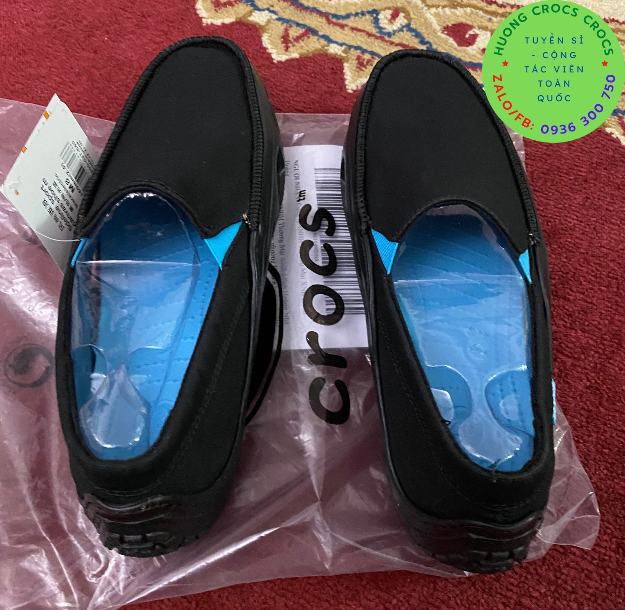 GIÀY VẢI CROCS TIDELINE CANVAS CHO NAM MÀU ĐEN