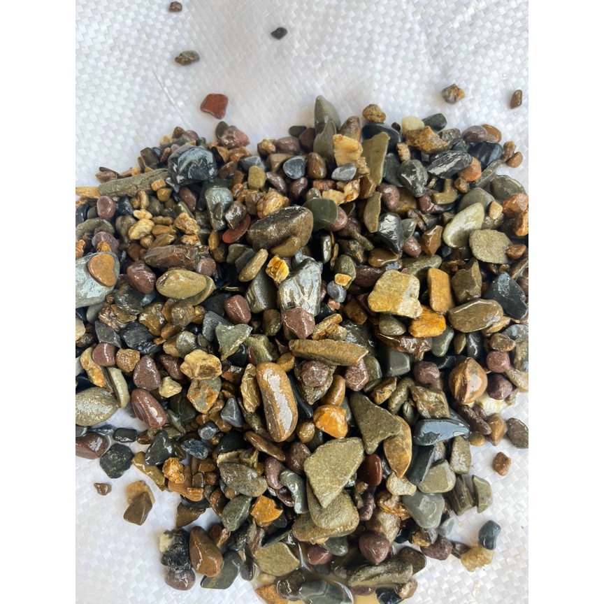 Sạn suối trải nền - sỏi suối thiên nhiên trang trí hồ cá - thuỷ sinh - biotop