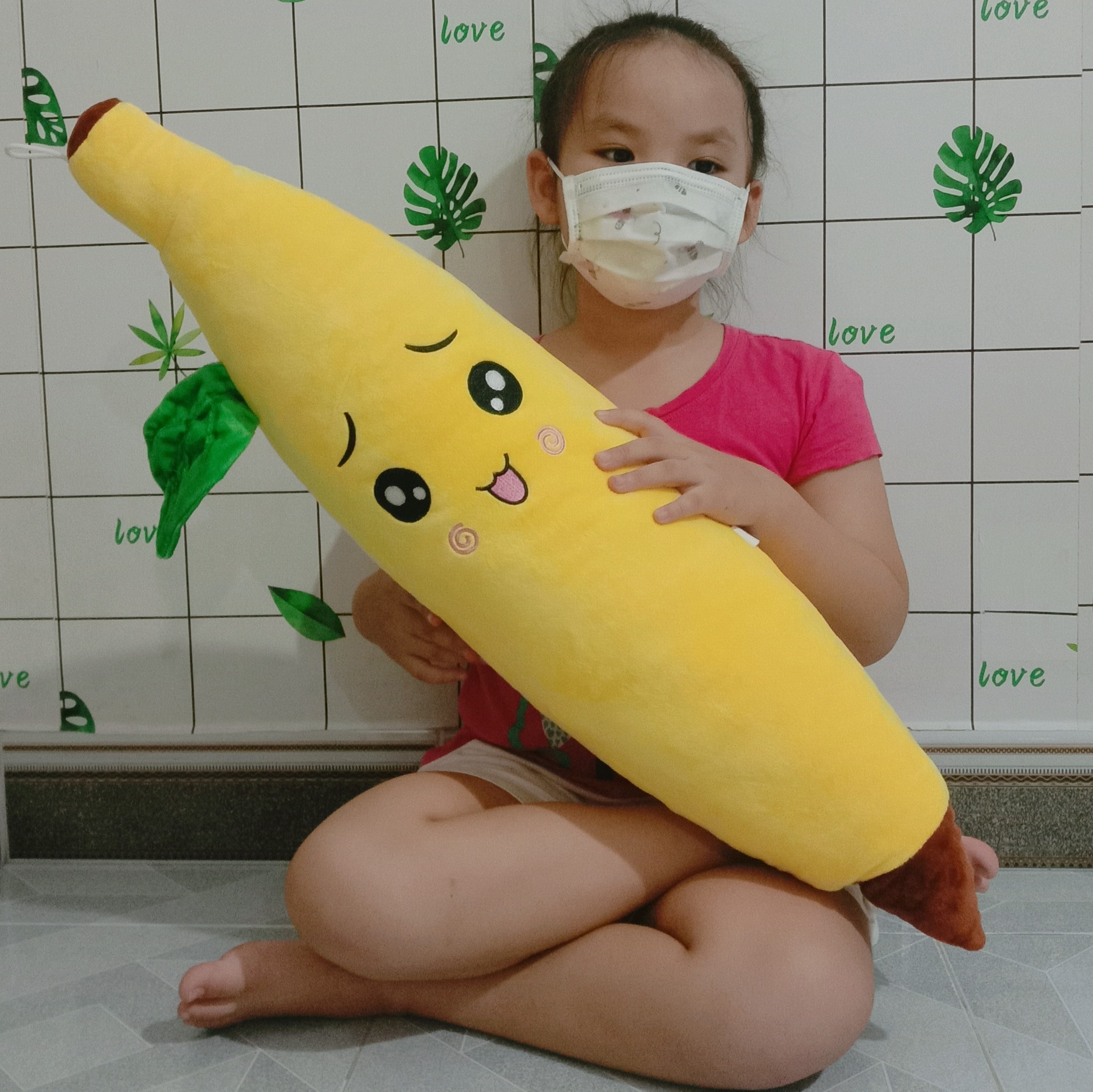 GỐI TRÁI CHUỐI DỄ THƯƠNG HÀNG CAO CẤP MỀM MỊN ĐỦ SIZE