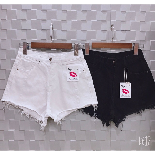 [HCM]Quần shorts jean tua rua basic