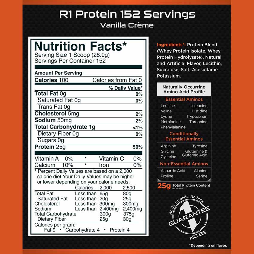 Sample Rule 1 Protein 1Sv Gói 1 Lần Whey Rule 1 Protein