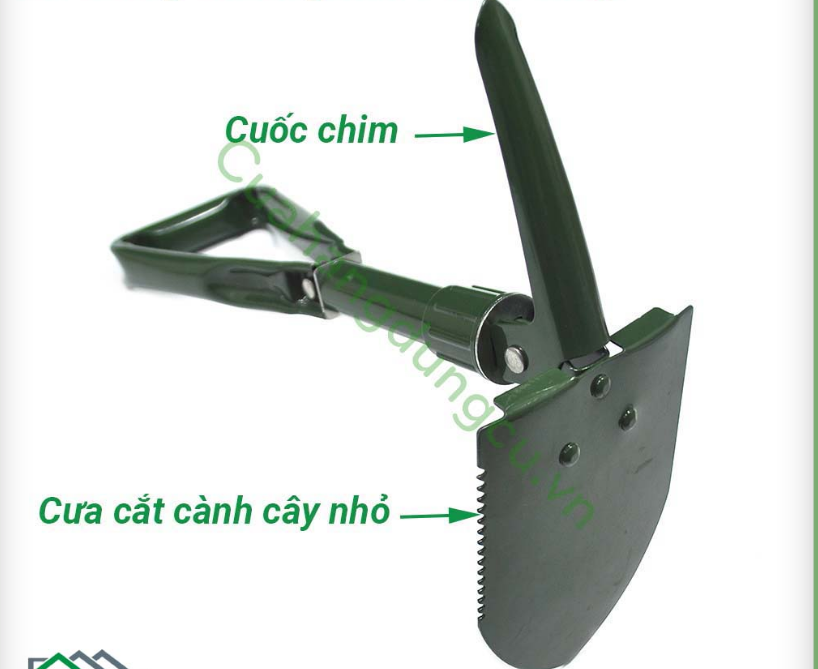 [HCM]Xẻng gấp tiện lợi lớn