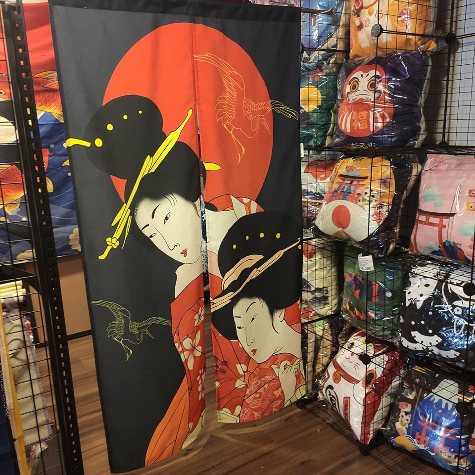 Màn rèm Nhật Geisha bố 85x150cm (chưa kèm thanh)