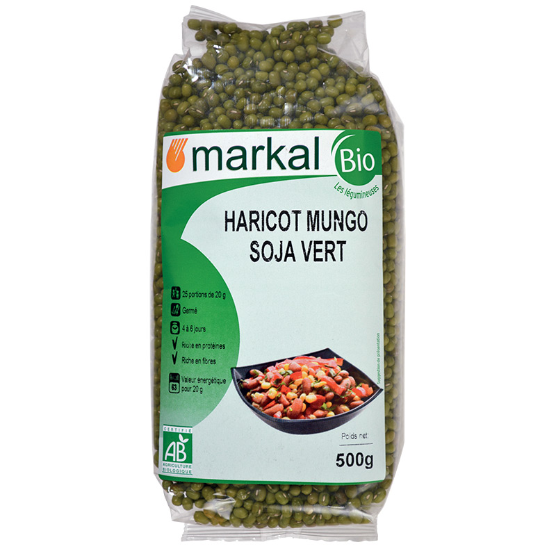 [Hoàn Tiền 15%][HCM]Đậu xanh hữu cơ Markal 500g