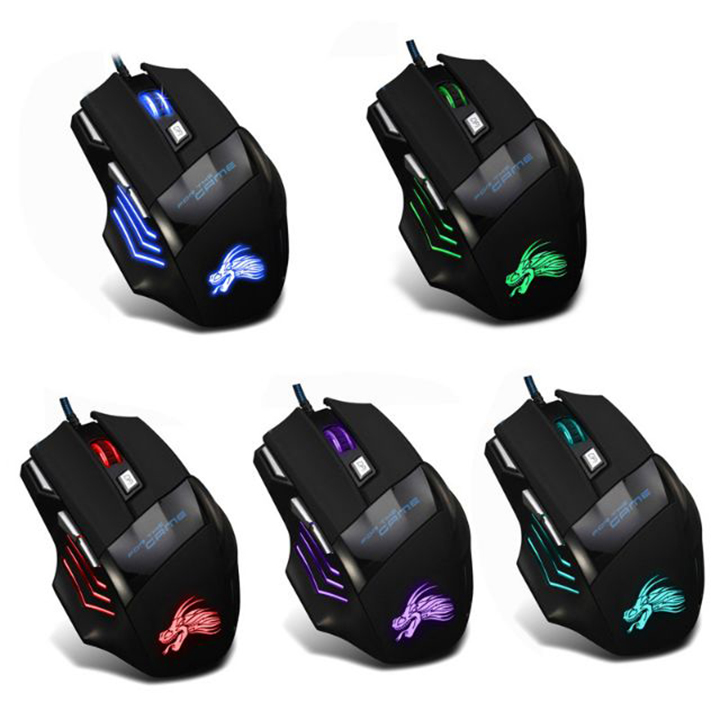 Chuột gaming X3 Led 7 màu, DPI 5500