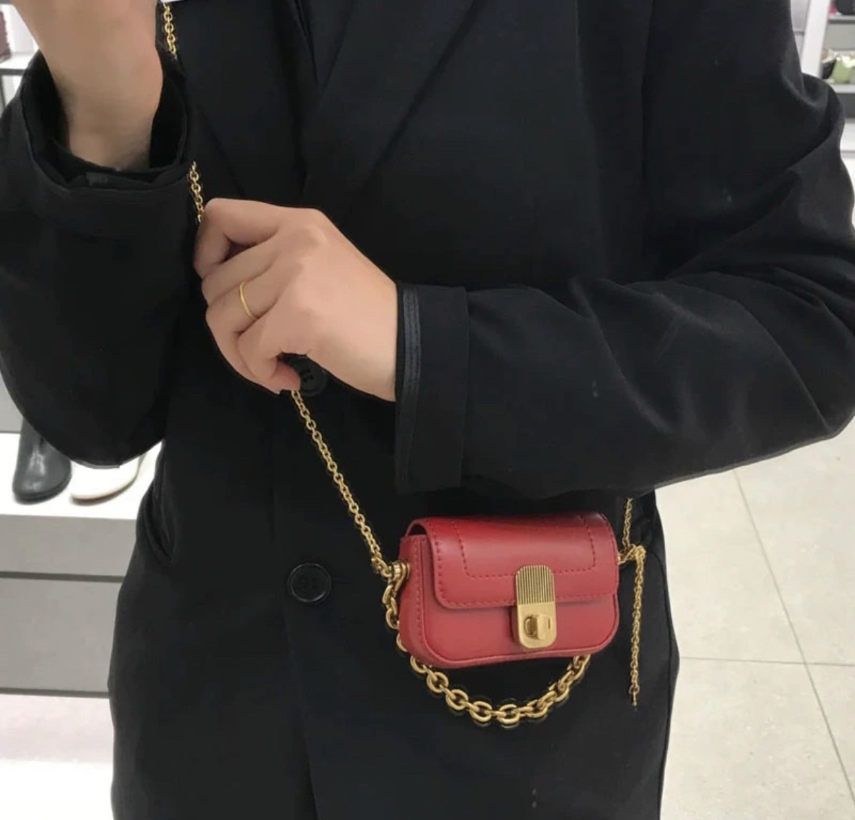 Túi CNK. Mini Đeo Chéo Xinh Xắn Size10cm (Authentic Tuồn)