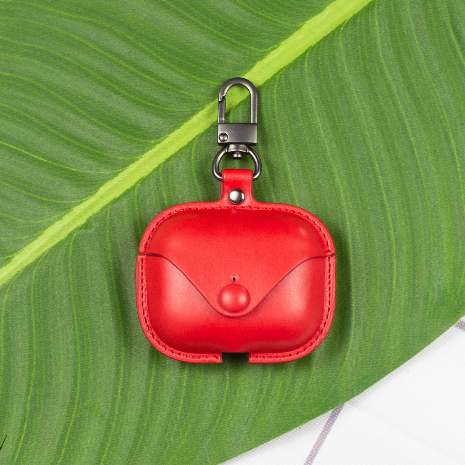 BAO DA [AIRPOD PRO VÀ AIRPOD 3] KÈM MÓC KHÓA THÉP SANG TRỌNG