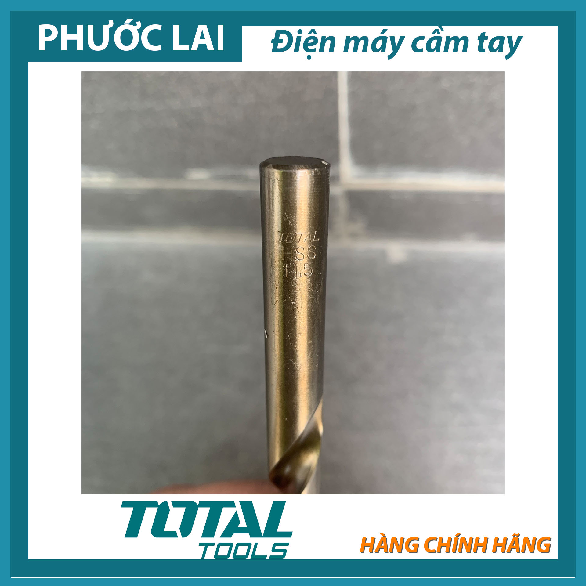 Mũi khoan sắt Total 11.5mm (Chính Hãng) TOTAL TAC101153