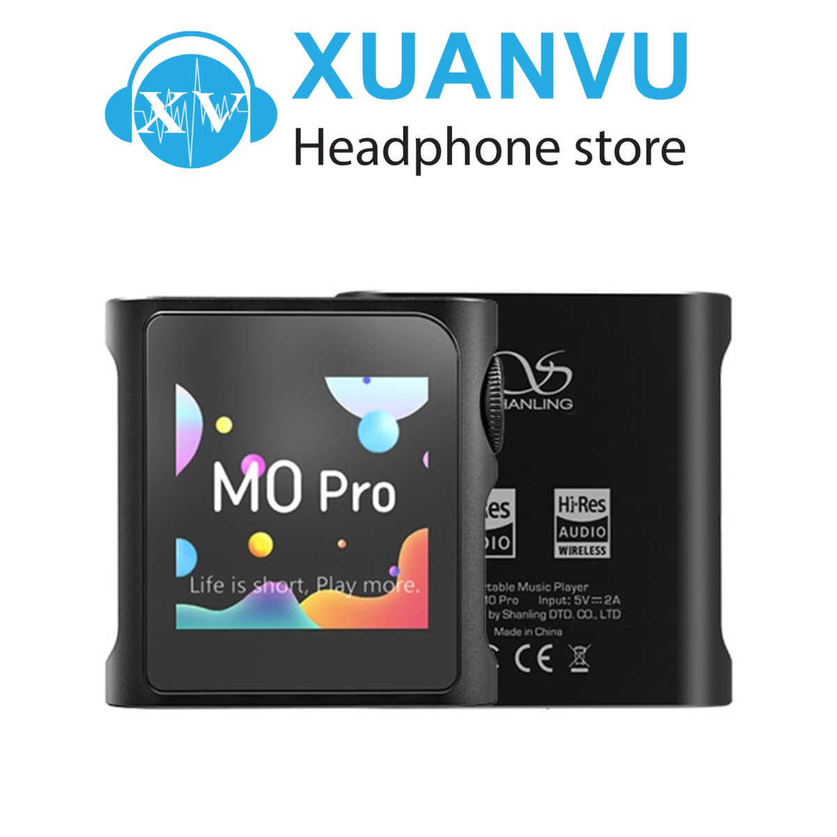 Máy nghe nhạc shanling m0 pro - nhỏ gọn - dual dac ess es9219c, bluetooth 5.0, pin lên đến 14.5 giờ, hỗ trợ codec nhạc chất lượng cao