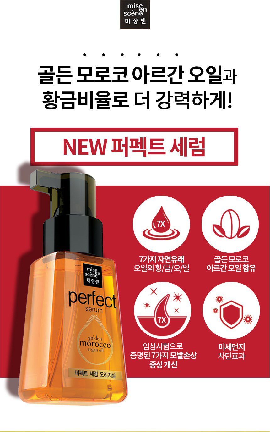 [HCM]Serum Dưỡng Tóc Mise En Scene Perfect 80ml Mẫu Mới 2020