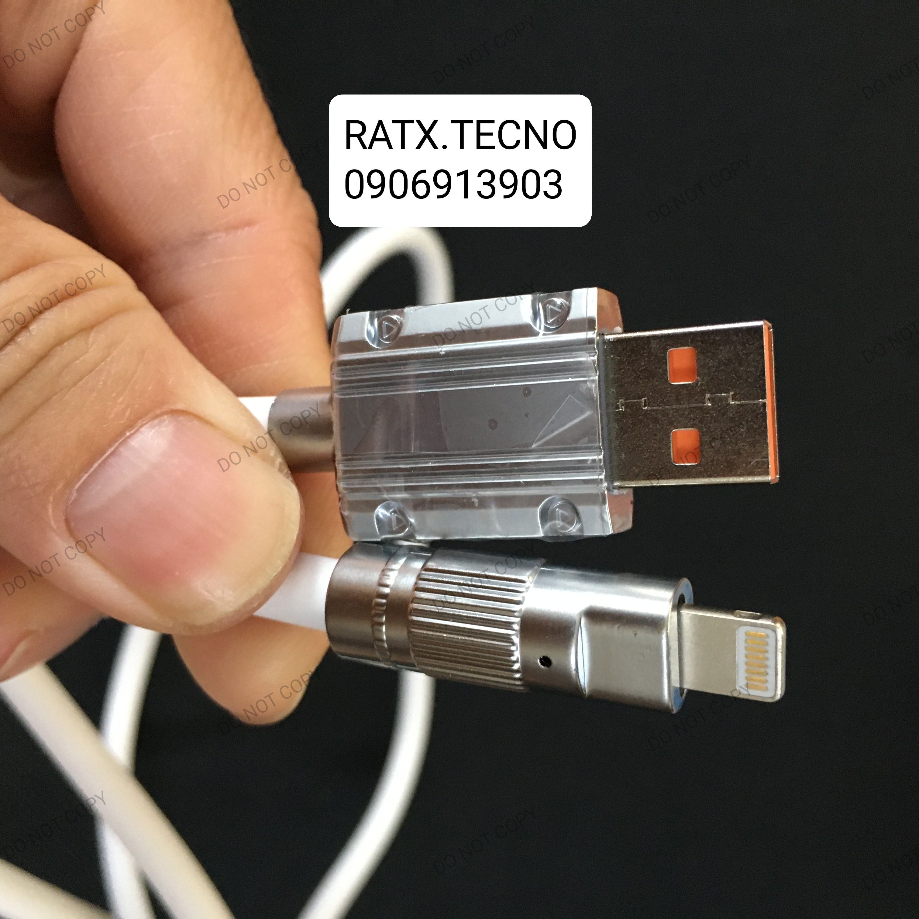 DÂY CÁP SẠC NHANH 120W PD USB TO LIGHTNING
