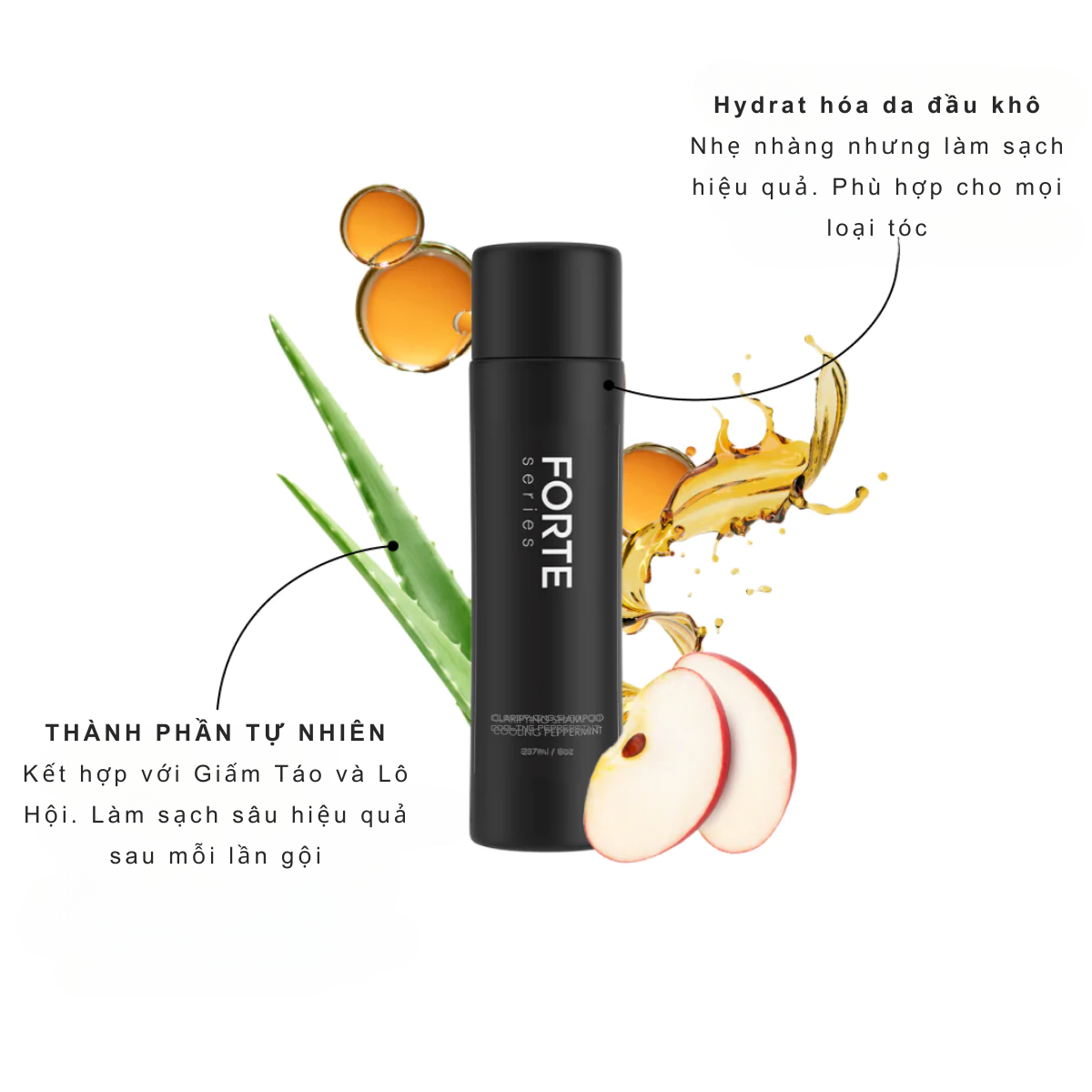 Dầu Gội và Dầu Xả Forte Series Clarifying Shampoo & Conditioner - 237ml