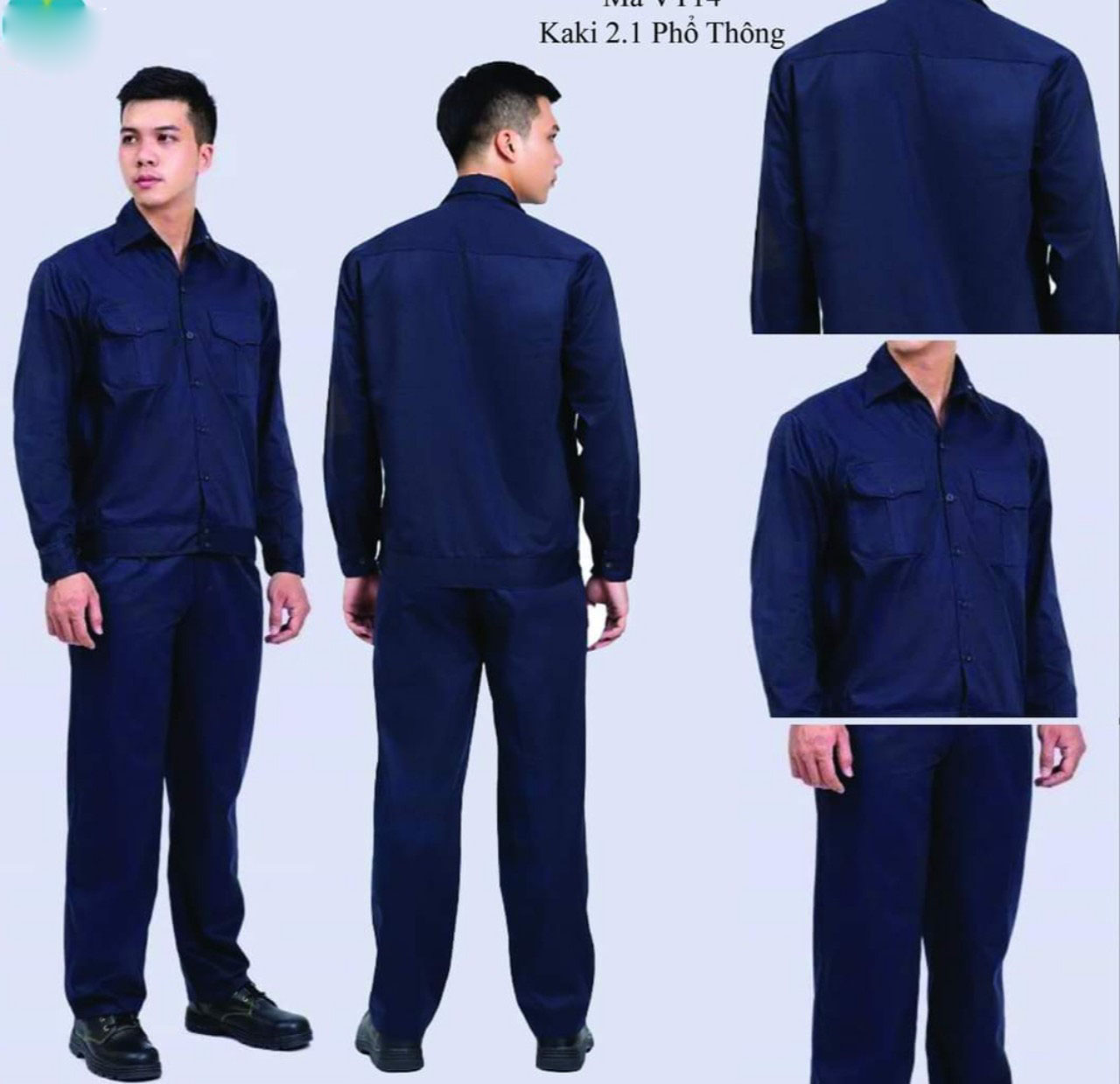 Grade 1 khaki work safety clothes set, labor protection uniform, work clothes