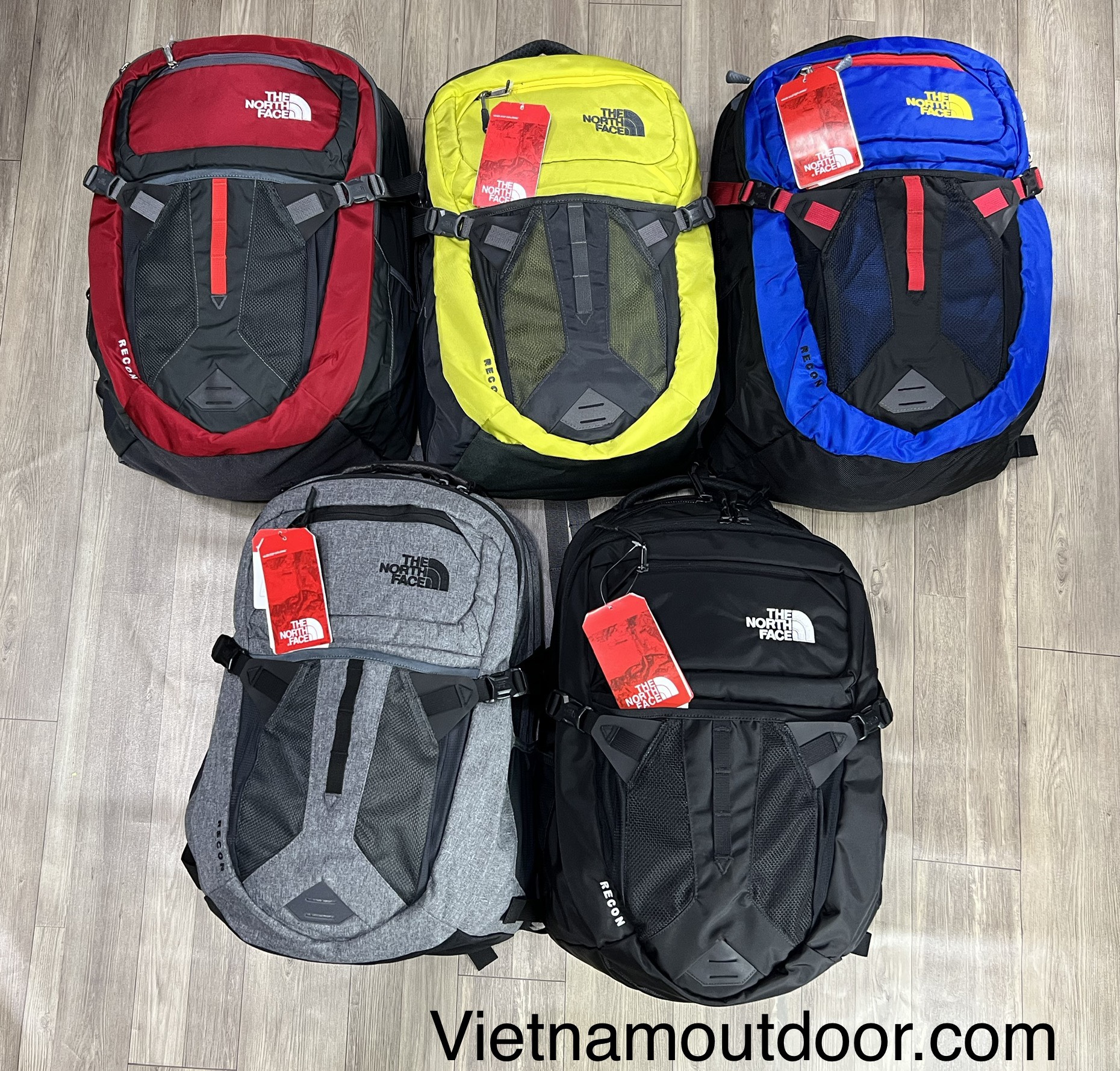 Balo Du Lịch Laptop Nam Nữ THE NORTH FACE RECON Cao Cấp Kháng Nước Dung Tích Lớn Nhiều Ngắn Kháng Nước