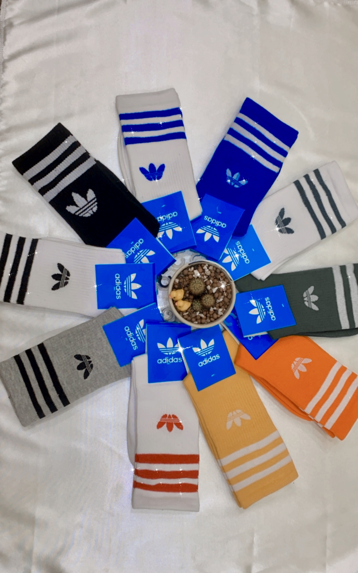 [HCM]Vớ Adidas cổ cao màu đen