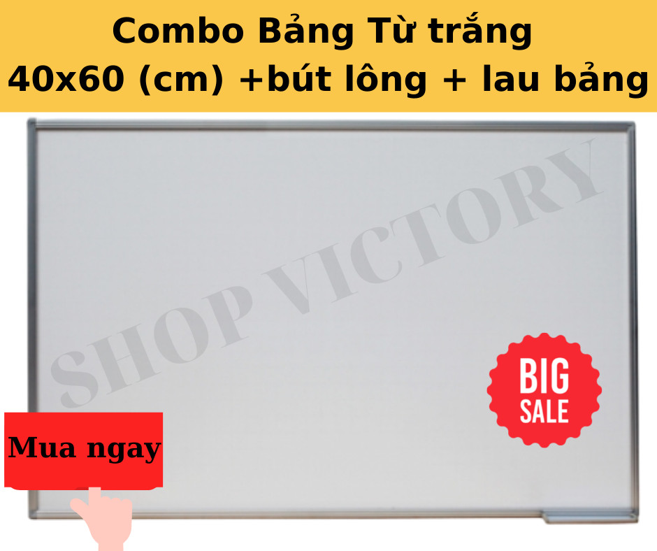 Bảng Từ Trắng, Hít Nam Châm, Bảng Học Sinh, Viết Bút Lông Kích Thước cm
