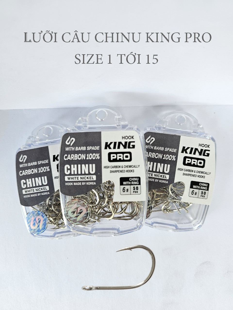 Lưỡi Câu Cá CHINU KING PRO Chính Hãng