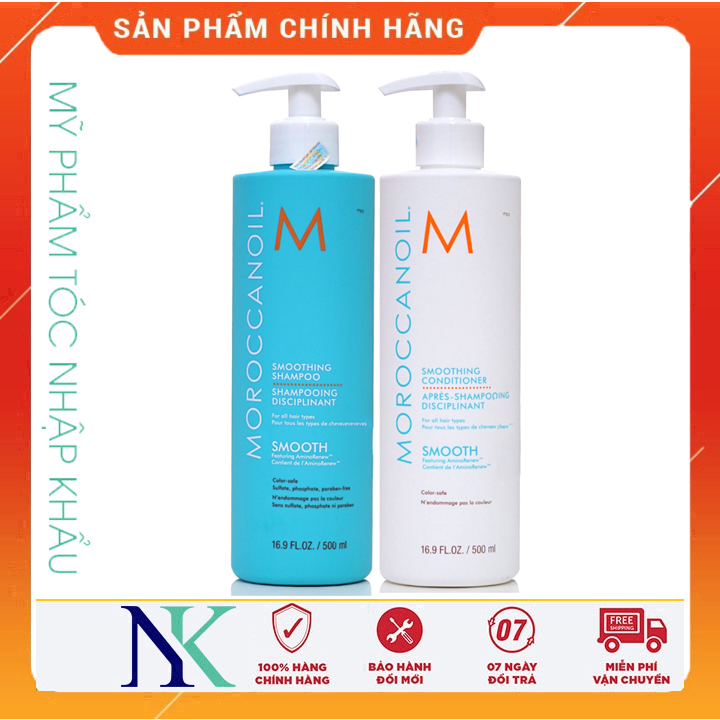 Dầu Gội Xã Suôn Mượt Smooth Moroccanoil 500Ml